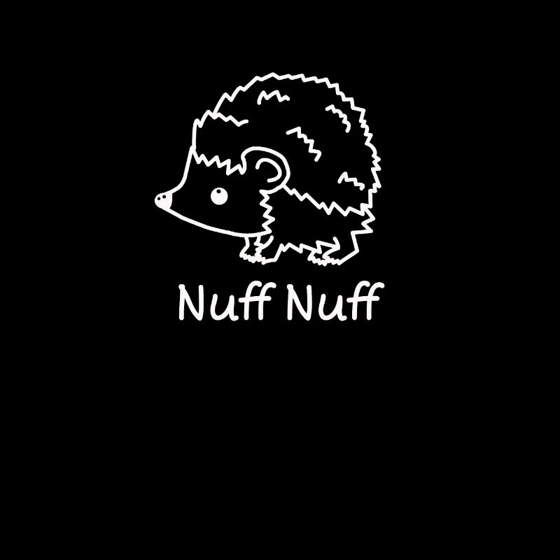 nuff nuff Igel weiss