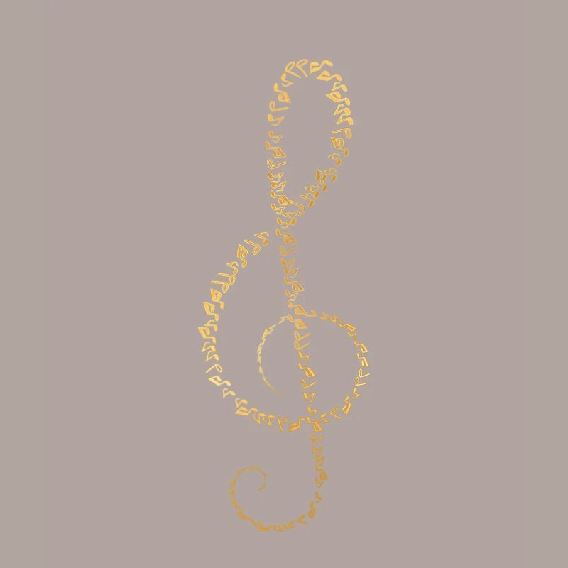 Notes de musique Notation de théorie musicale en clé de sol