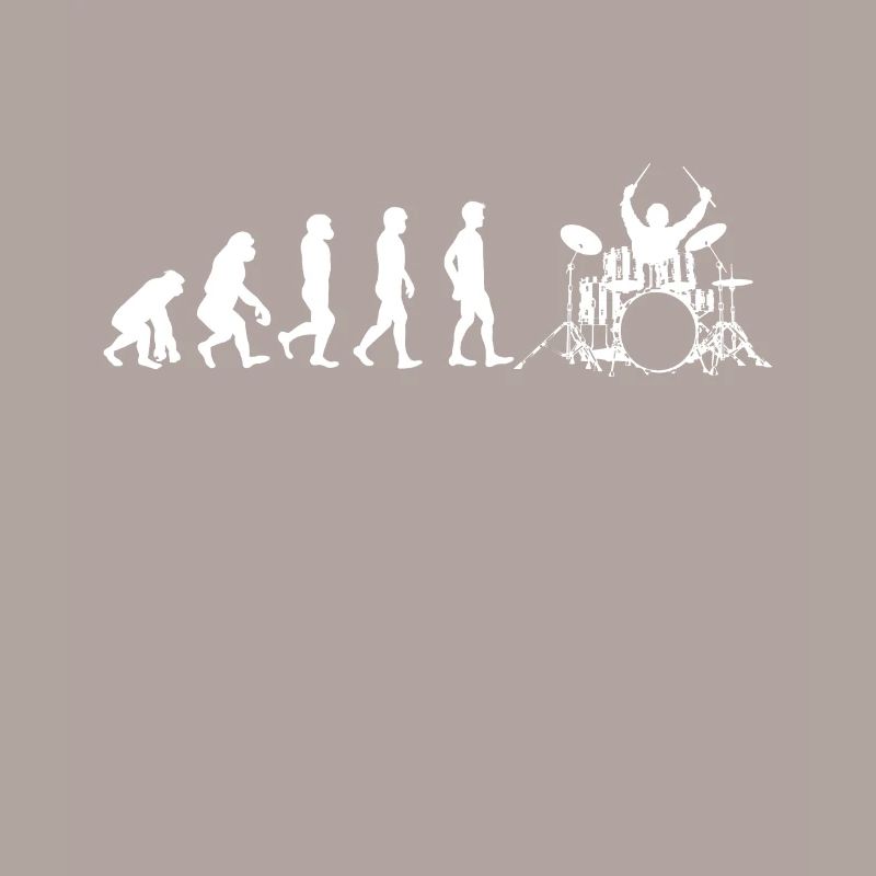Batteur batteur batteur T-Shirt Batterie Evolution