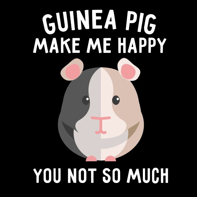 Le cochon d'Inde ne me rend heureux que pas tellement