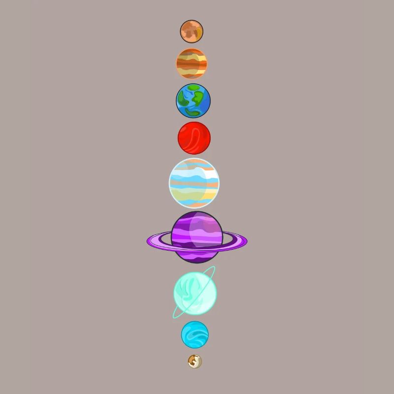 Planets - Solar System - Earth - Mars - Saturn