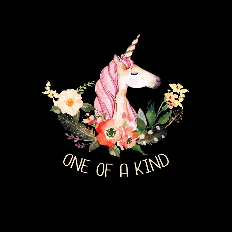 Einzigartig sein Einhorn Blumen
