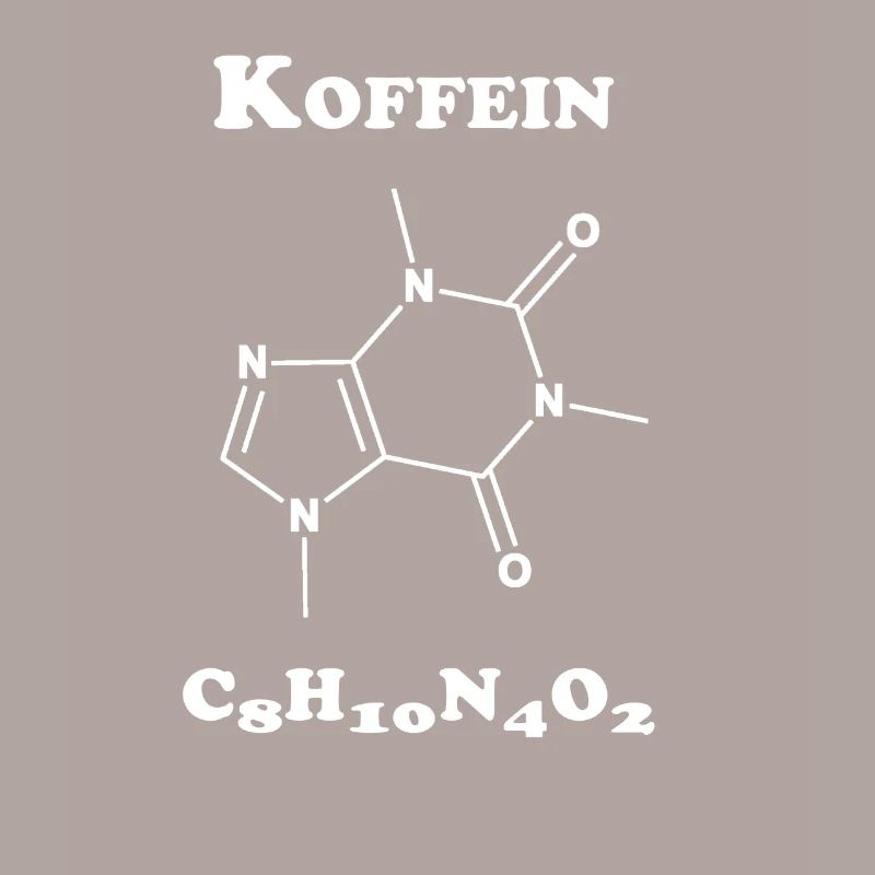 Caféine molécule café chimie nerd science