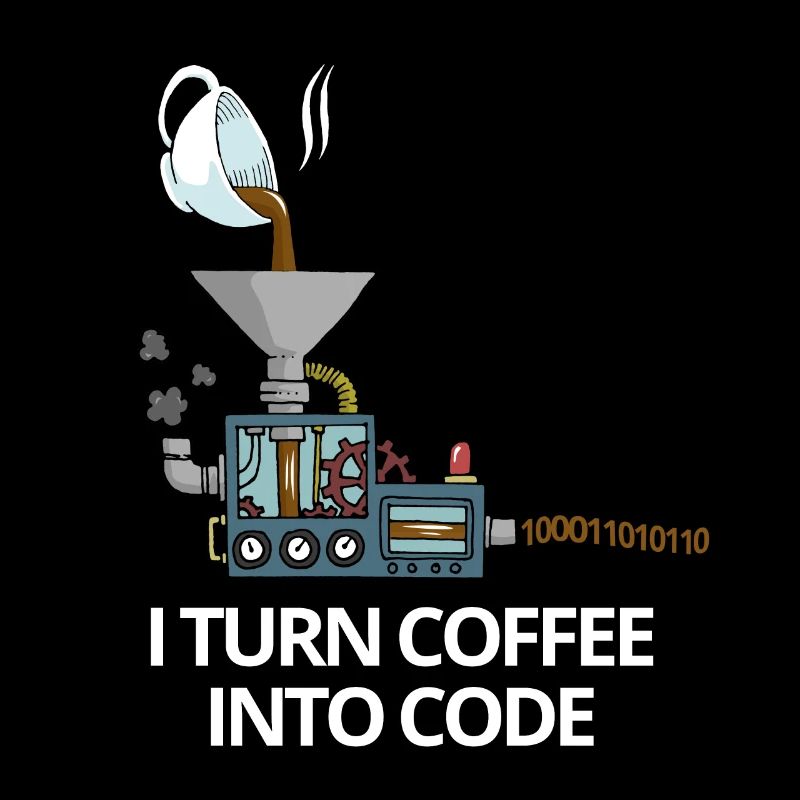 Programmeur de café en code informatique cadeau