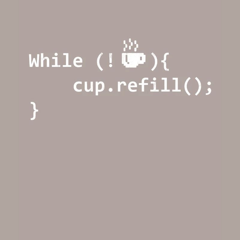Programmeur drôle pour la programmation Java Coffee