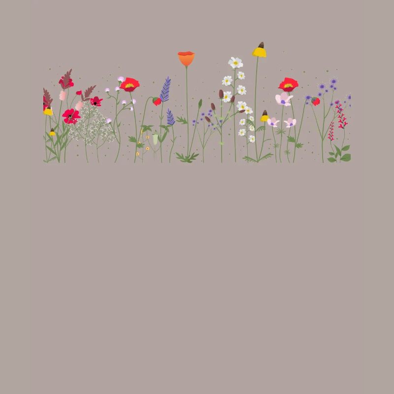 Impression de fleurs sauvages