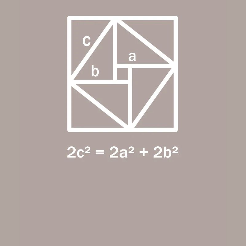 Pythagorean theorem gift for math teacher nerd