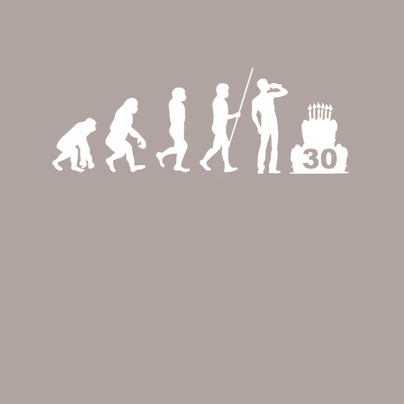 Evolution 30th birthday 30 years 1990 gift