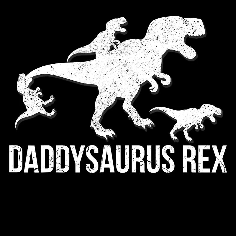 Daddysaurus Rex 3 kids T Shirt