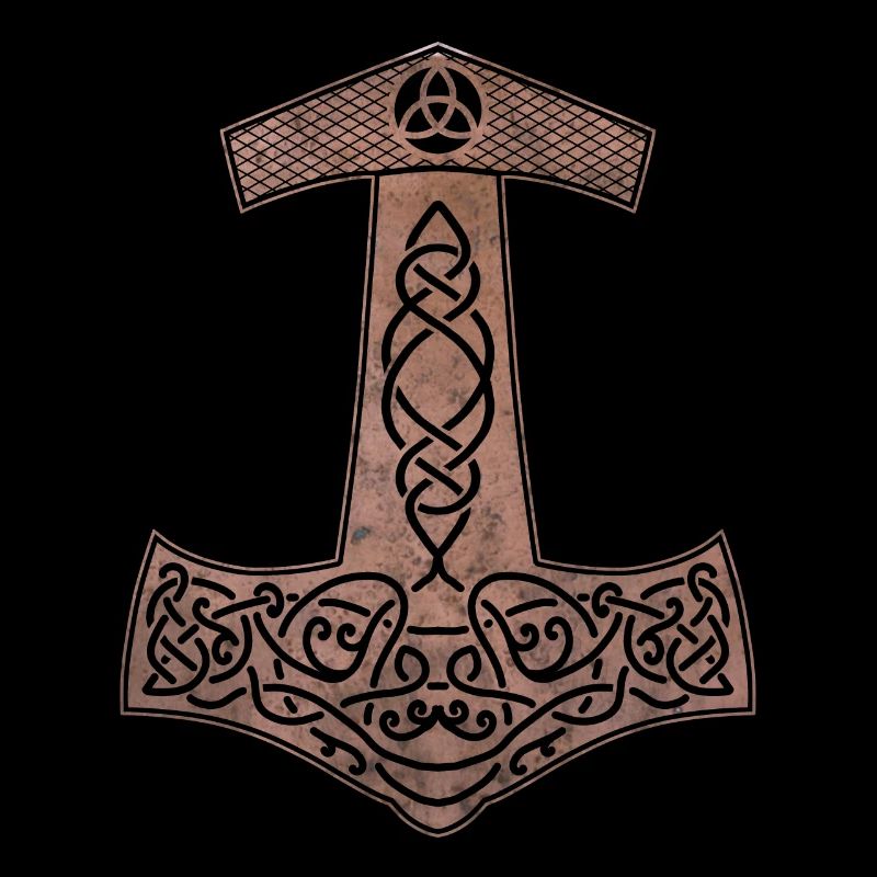 Hammer von Thor Mjölnir Kupfer Wikinger Geschenk