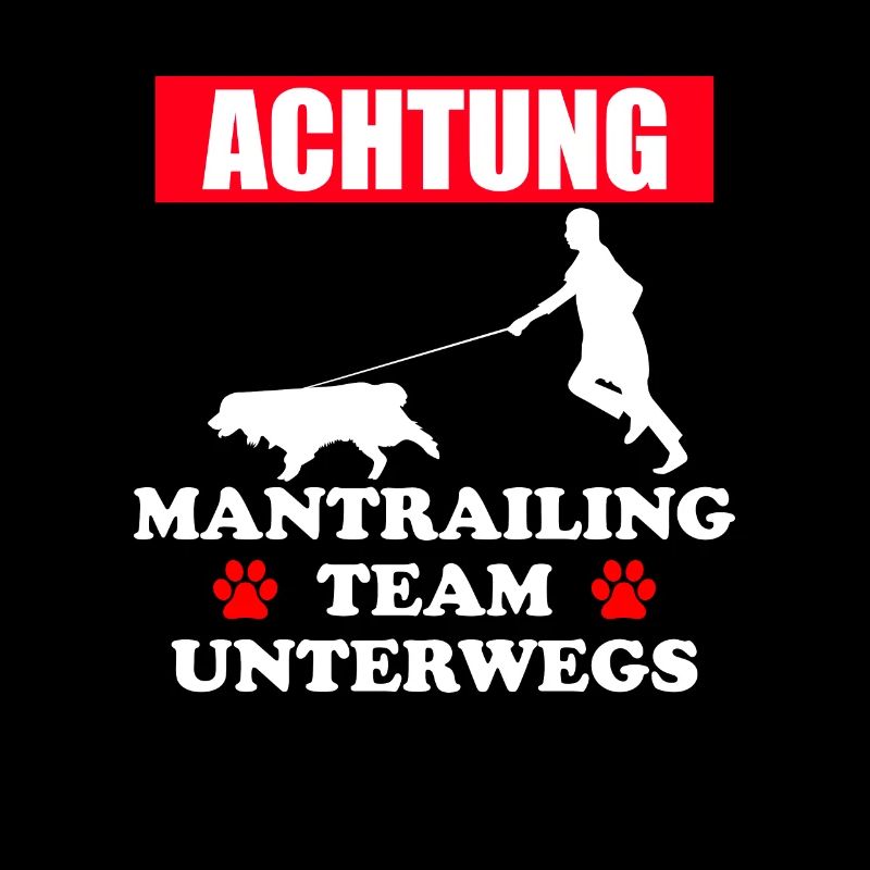 Mantrailing Team Mantrailer Hund Geschenkidee