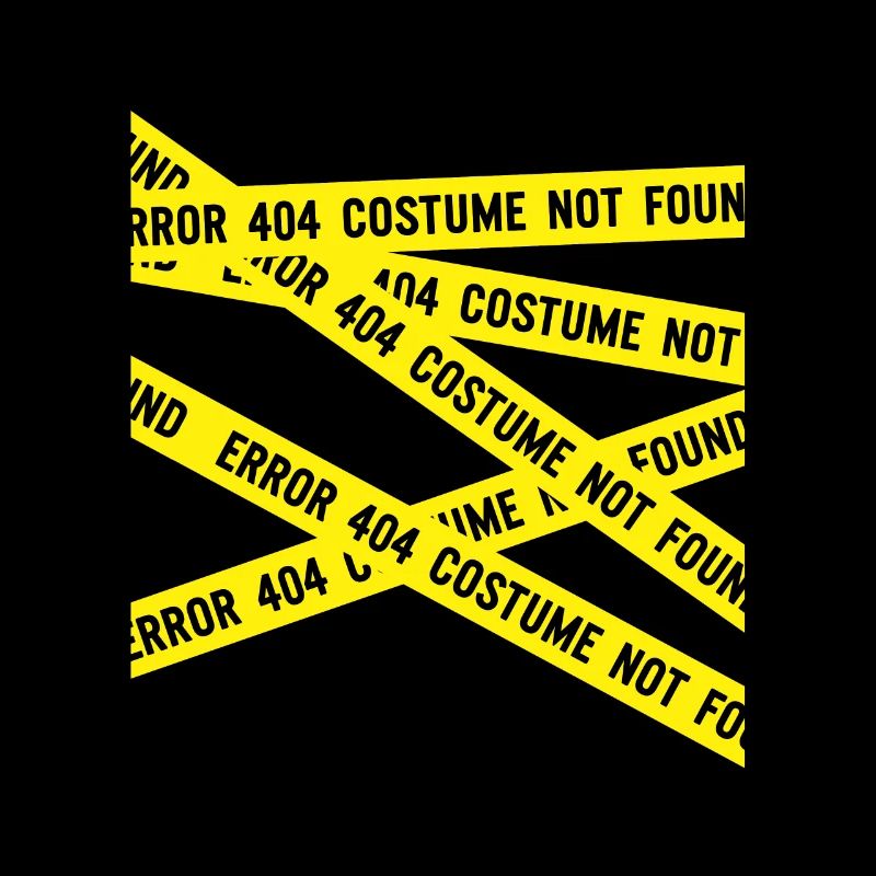 Halloween Error 404 Costume Not Found Sorcière Drôle