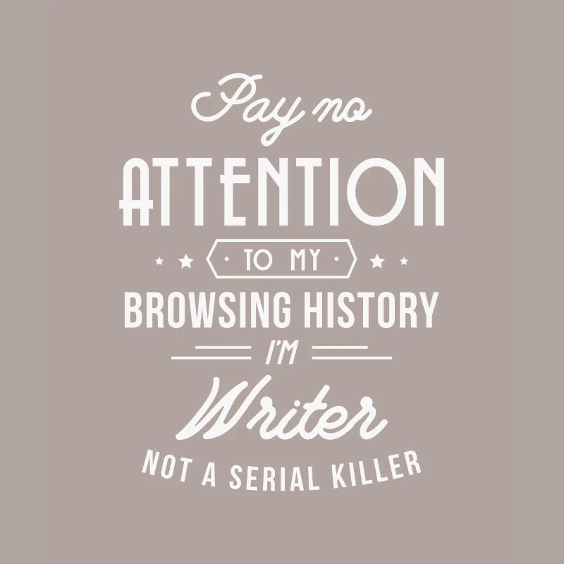 Writer Author Design for a Writing Fan