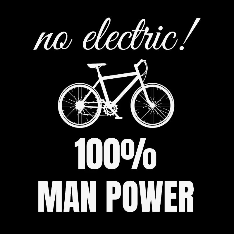 Fahrrad e bike Spruch