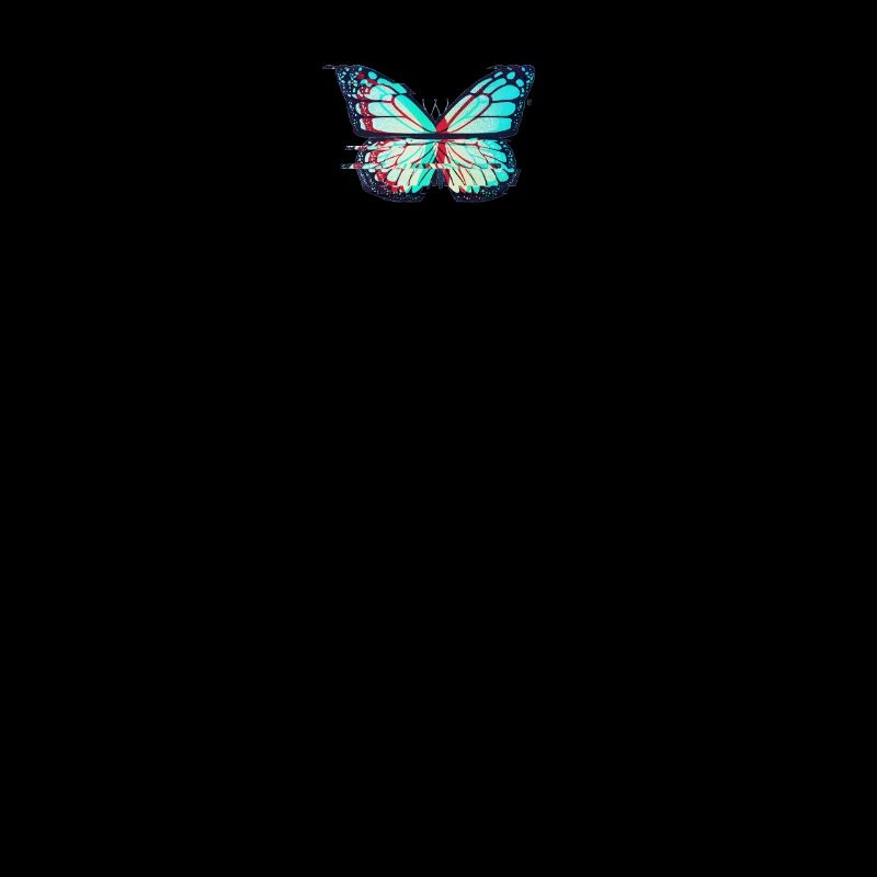 Glitch Butterfly Aesthetic - Butterfly
