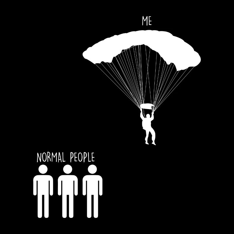 Funny Skydiving Gift for Men