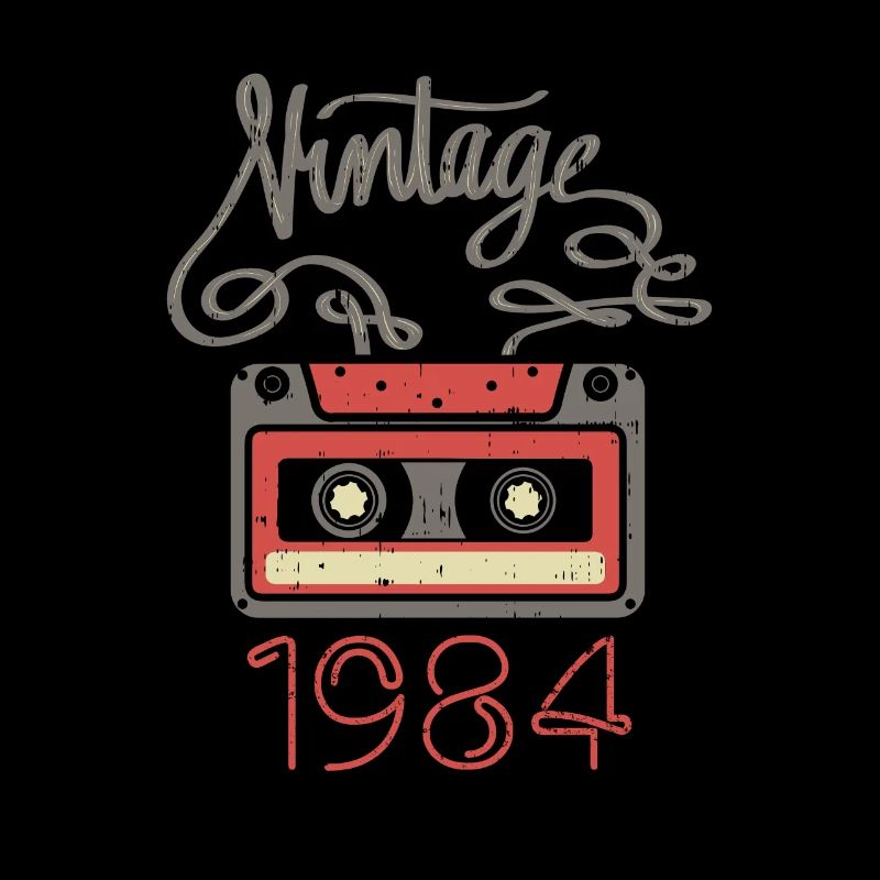 1984 Année de naissance vintage