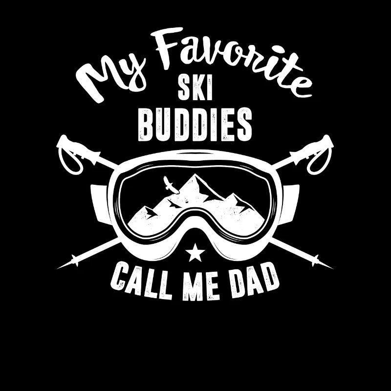 Ski Papa Pullover, Vatertag von Frau, meine
