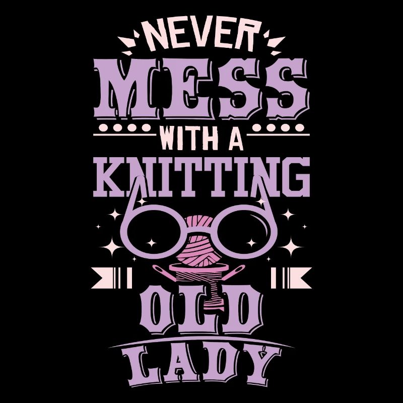 Knitting Old Lady