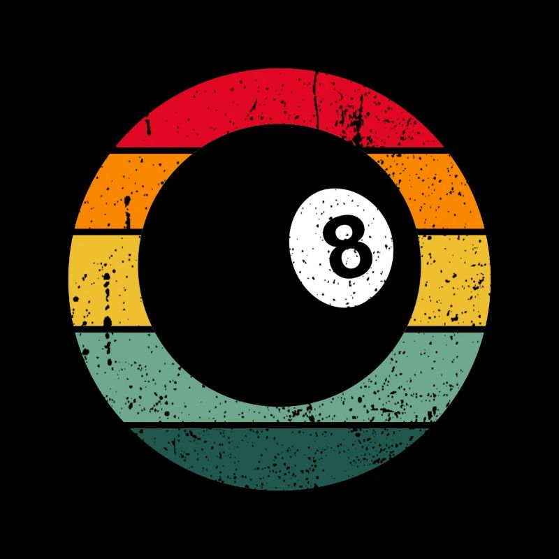 Boule de billard vintage retro billard