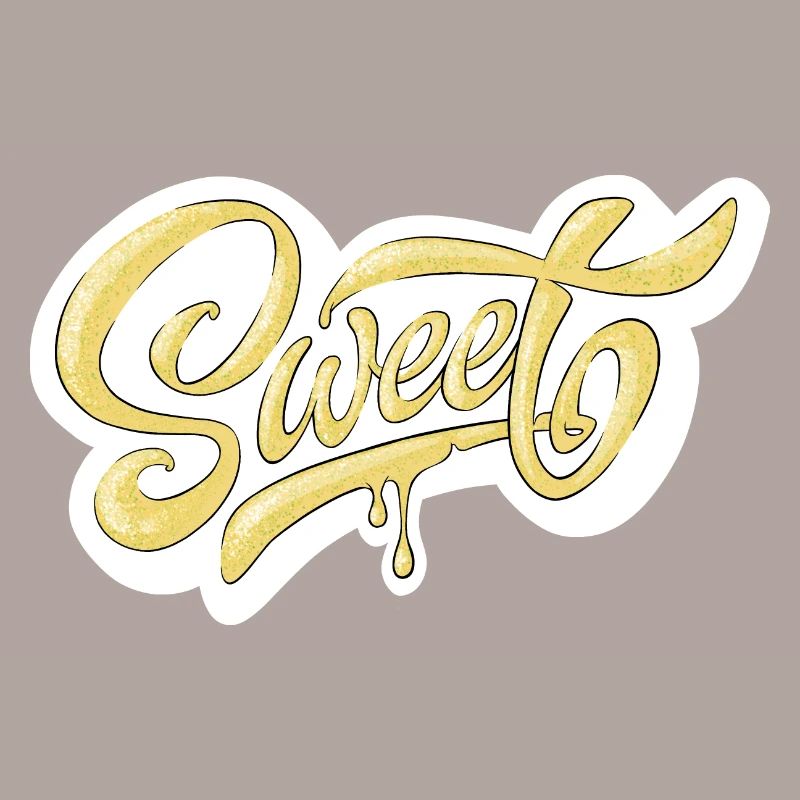 Conception de typographie Sweet Script