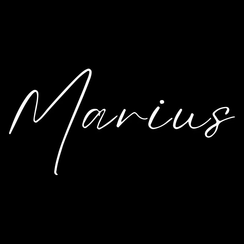 Marius Name T-Shirt Gift for Men