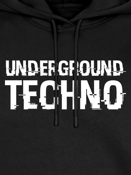 Underground-Techno-Glitch-Typografie