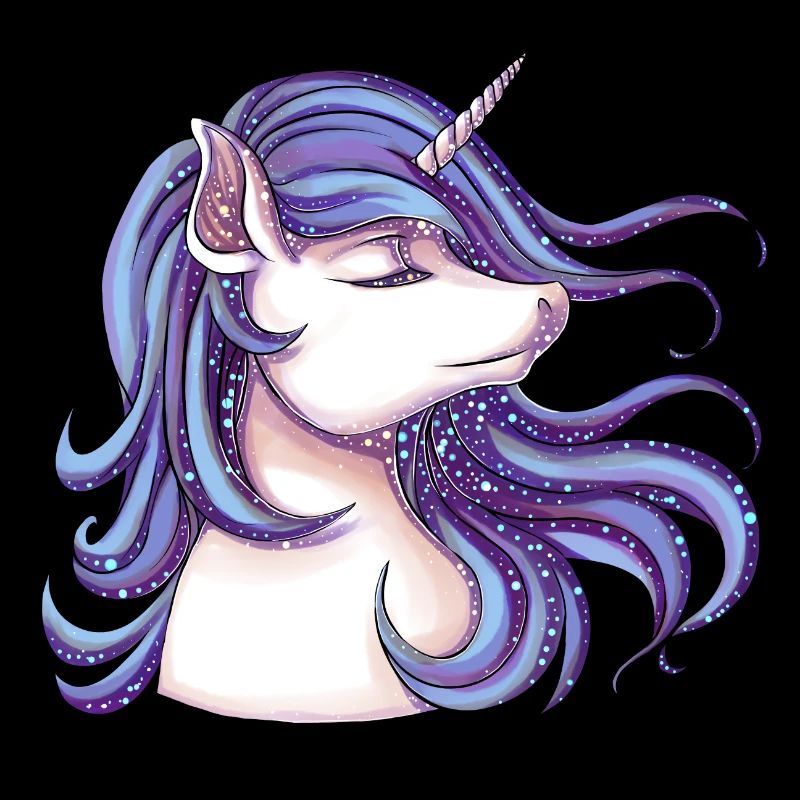 Einhorn mit Glitzer
