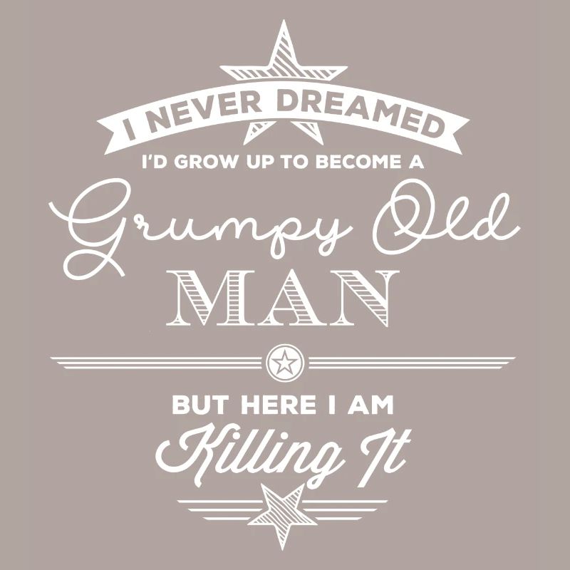Grumpy Old Man white Edition