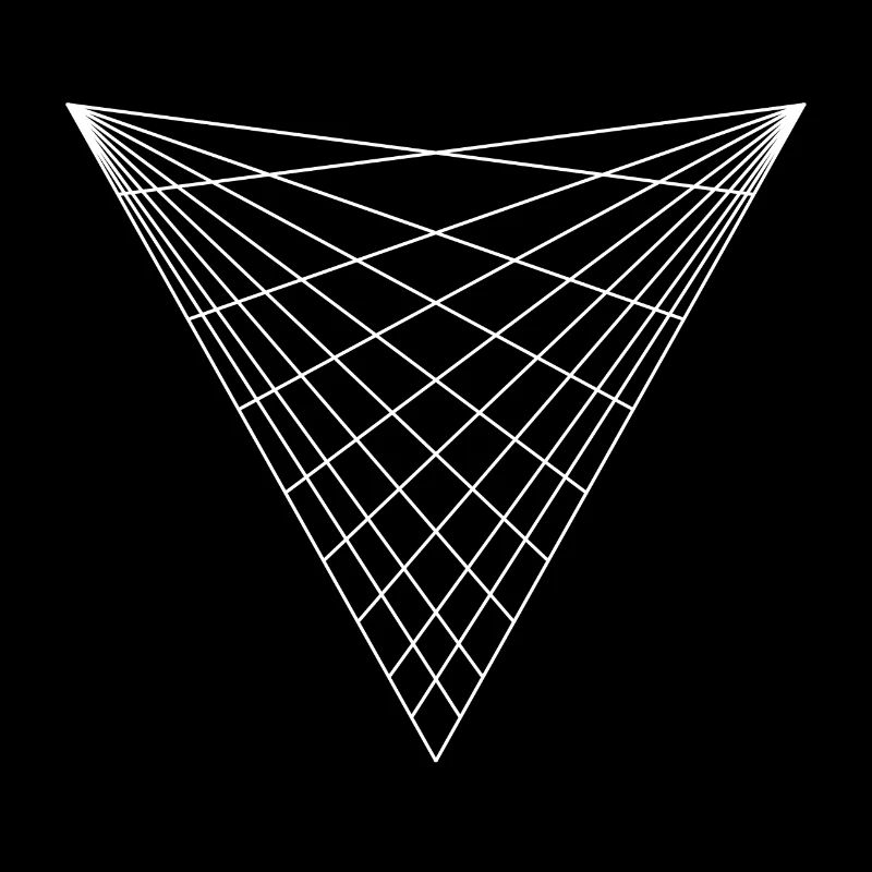 Sacred geometry / minimal hipster triangle symbol