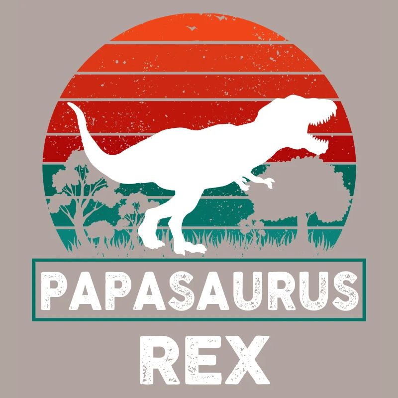 Papasaurus Rex Humor Dinosaurier Trex