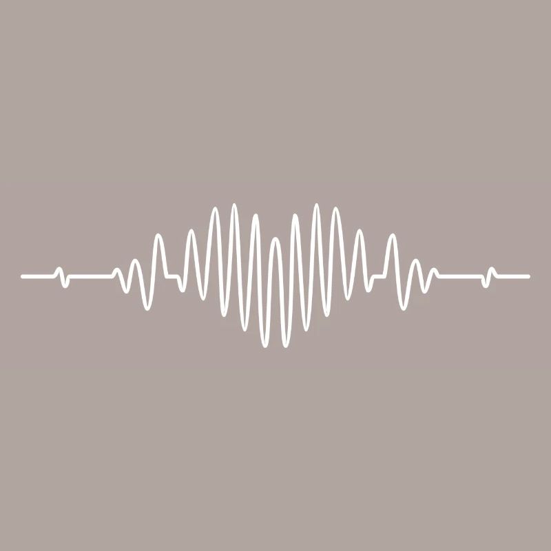 Pulse Wave Line Art