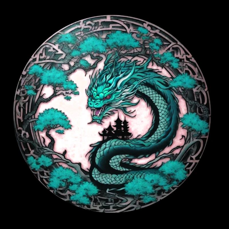 drache,chinesischer drache,gothic,tattoo