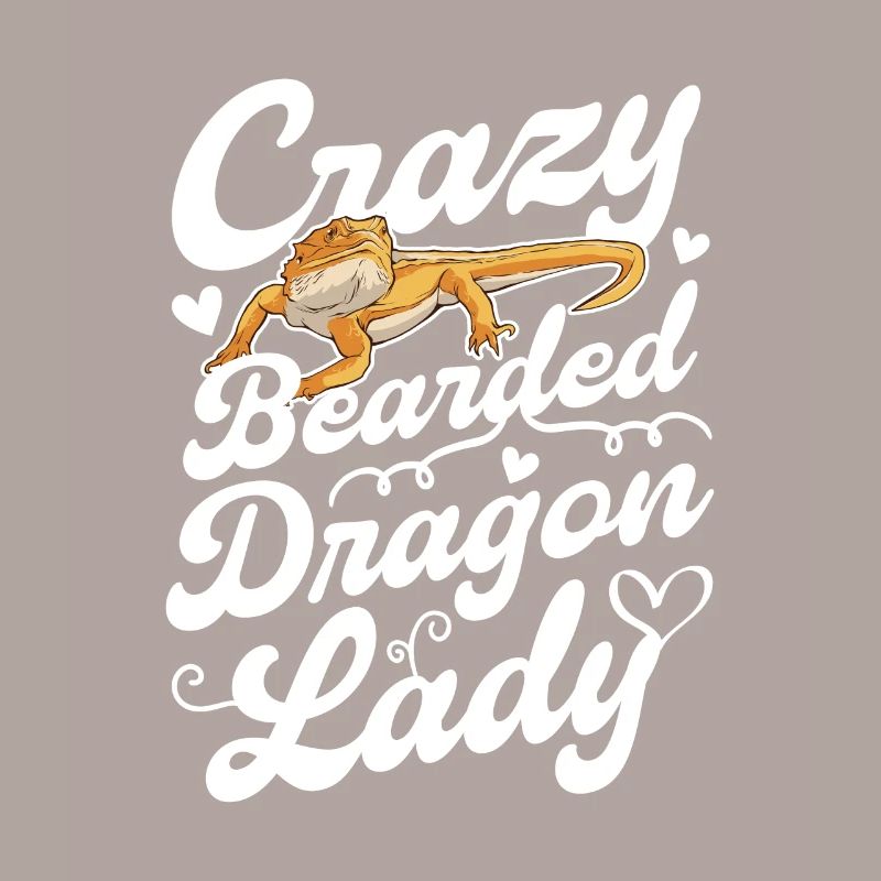Crazy Bearded Dragon lady Bartagame