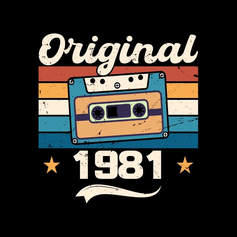 Born Gift Original 1981 Gift Idea 1981
