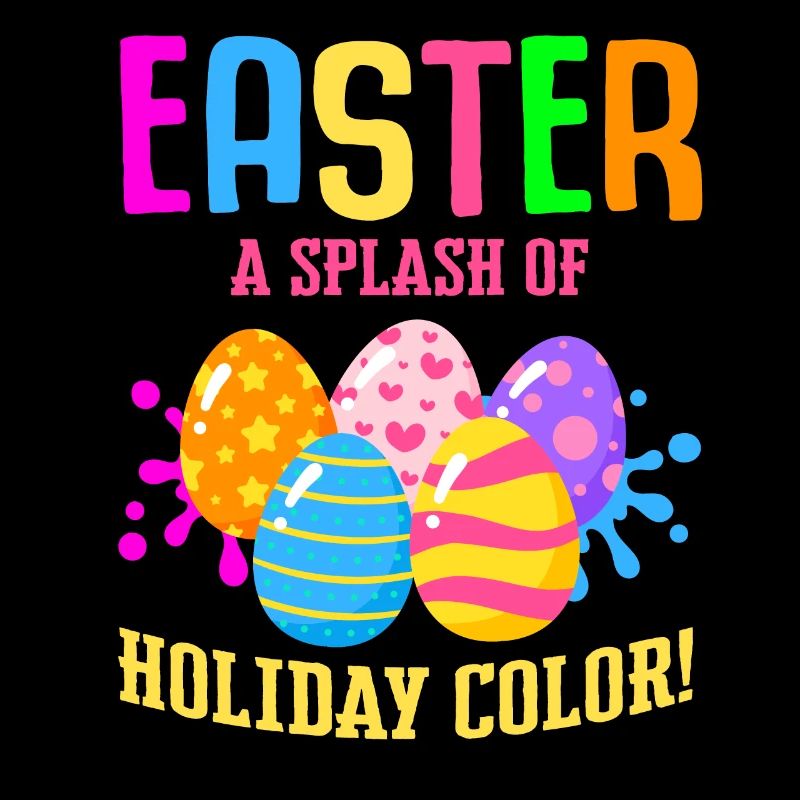 Easter Colorful Egg Dye Rabbit Egg Hunt