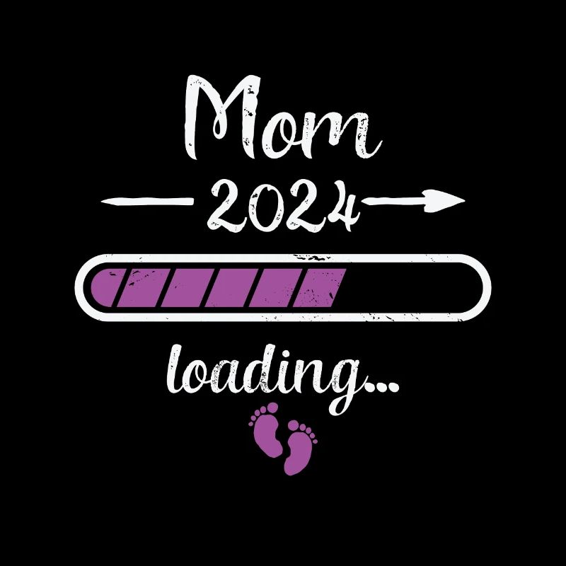 Mom 2024 Loading Schwangerschaft Mutter Mommy