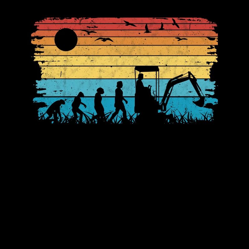 Excavator Evolution Excavator Operator Excavator Driver