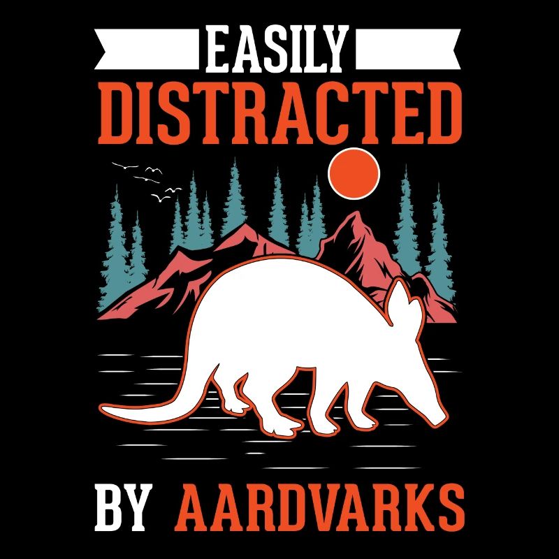Facilement distrait par les oryctéropes Aardvark