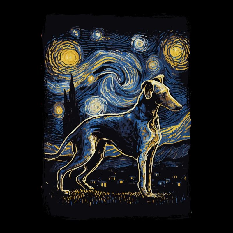Galgo Espanol Starry Night