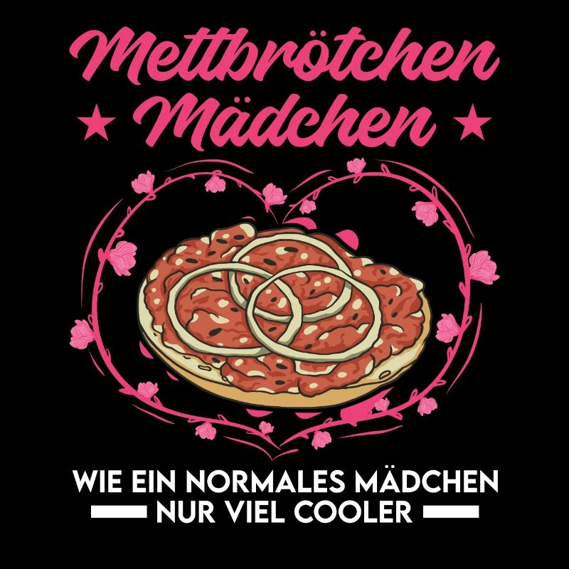 Mettbrötchen Mädchen Mett Hackepeter