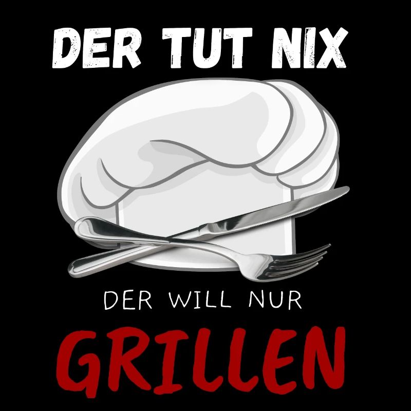Männer Geschenk Grill BBQ T-Shirt: Der TUT nix -