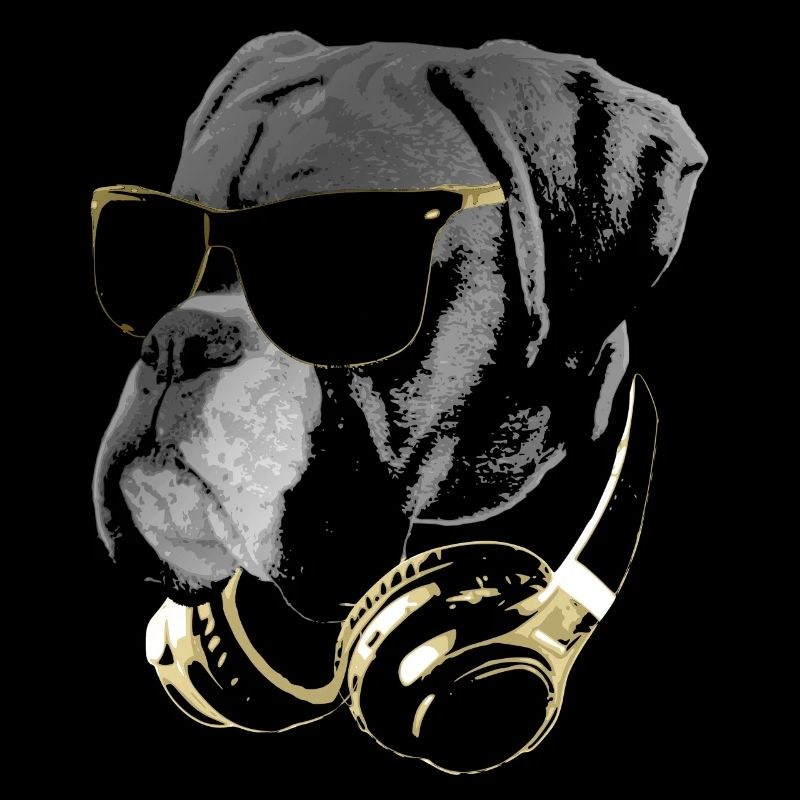 DJ BoxerHund Bling