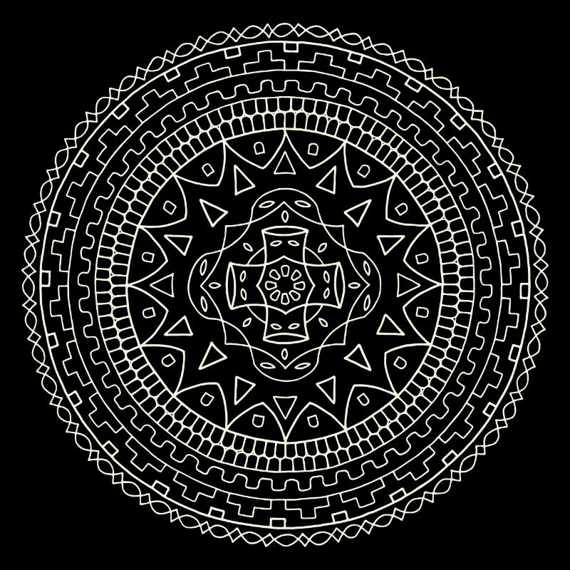 Candlelight Beige - Mandala made with Love