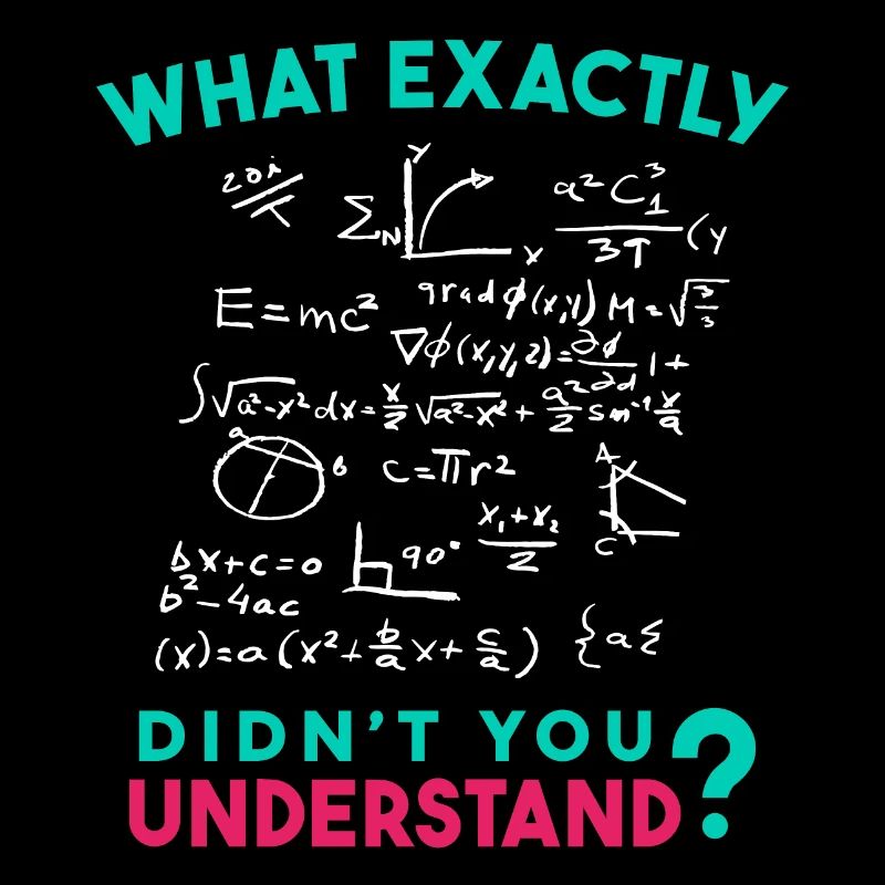 Physik Mathe Formel Scherz