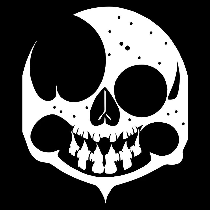 Horror Schädel Schädel Kunst Schädel Gothic Heavy Metal