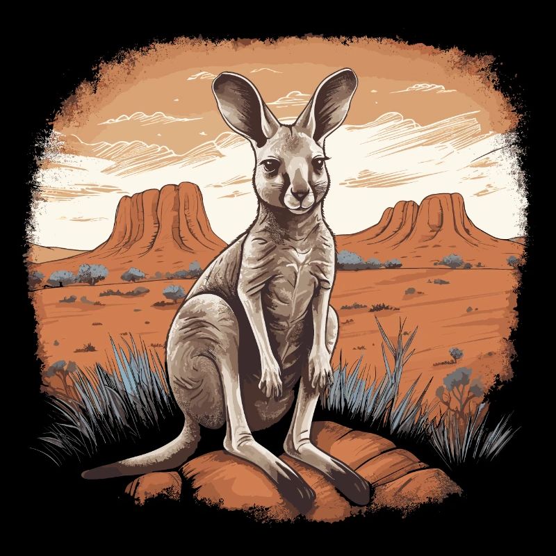 Känguru Baby Känguru Beuteltier Kangaroo