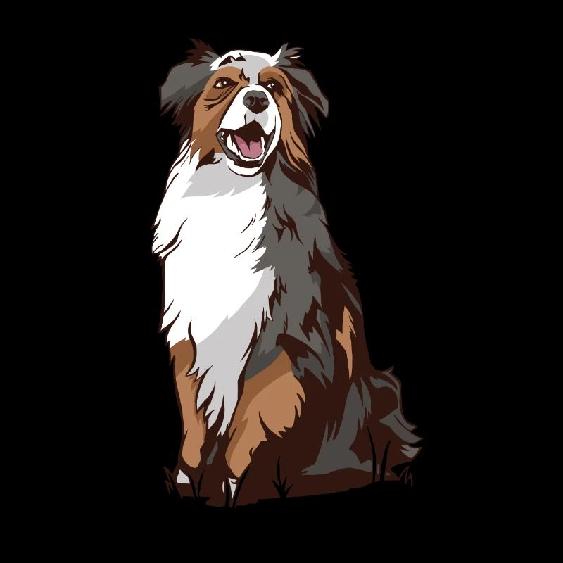 Australian Shepherd tea dog
