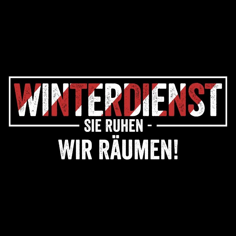 Winterdienst sie Ruhen wir Räumen
