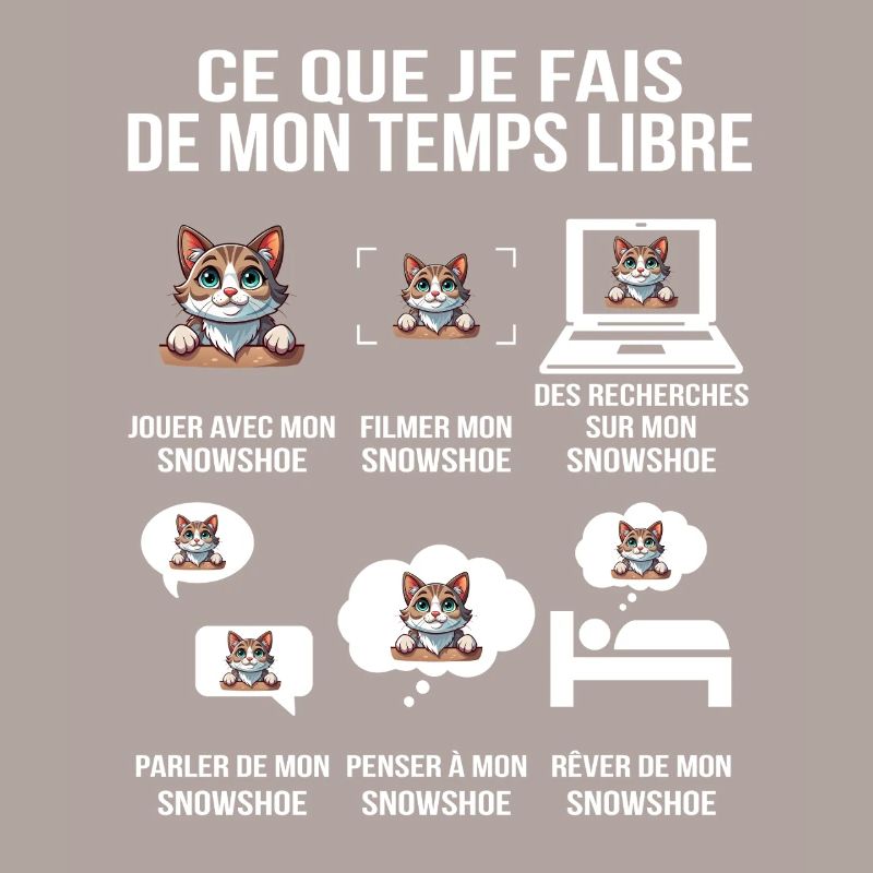 Ce que je fais de mon temps libre Snowshoe